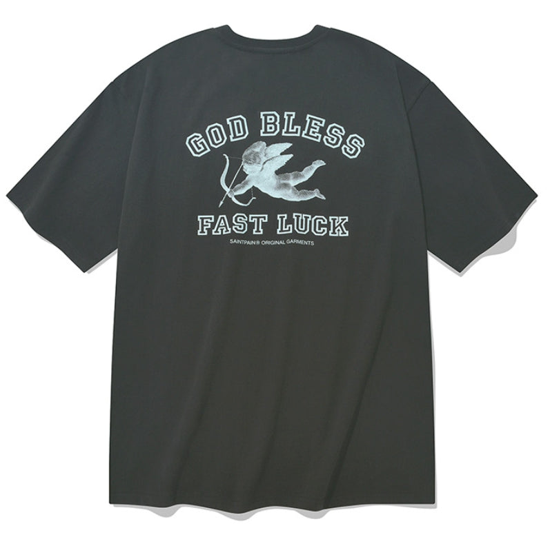 セイントペイン(SAINTPAIN) SP BABY ANGEL T SHIRTS-CHARCOAL