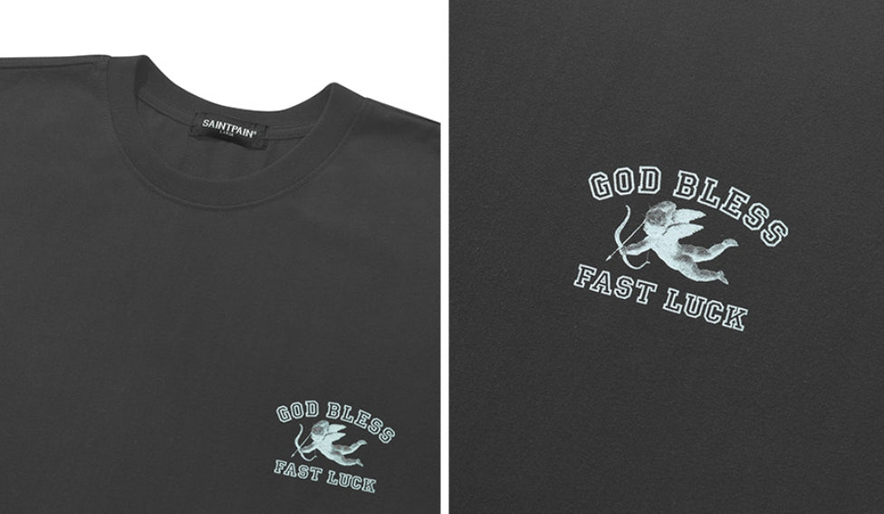セイントペイン(SAINTPAIN) SP BABY ANGEL T SHIRTS-CHARCOAL