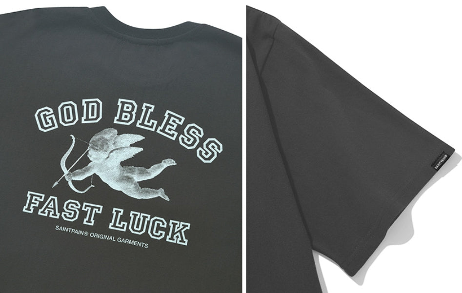 セイントペイン(SAINTPAIN) SP BABY ANGEL T SHIRTS-CHARCOAL