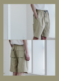 EZKATON (エズカートン) Miracle Short Pants Beige STSP6591