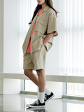 EZKATON (エズカートン) Miracle Short Pants Beige STSP6591