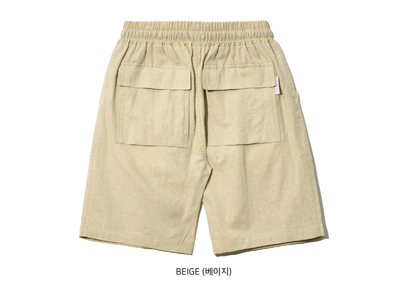 EZKATON (エズカートン) Miracle Short Pants Beige STSP6591