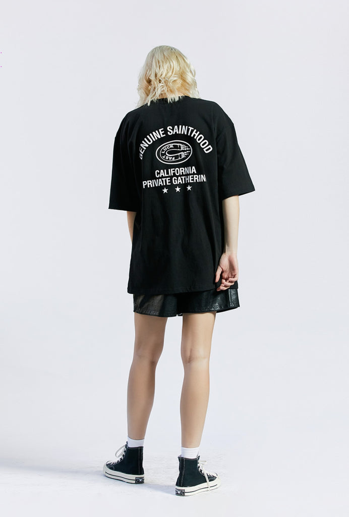 セイントペイン(SAINTPAIN) SP HORSE SHOE T SHIRTS-BLACK