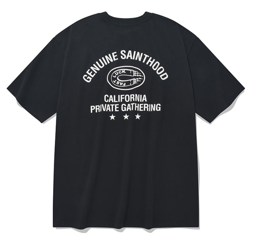 セイントペイン(SAINTPAIN) SP HORSE SHOE T SHIRTS-BLACK