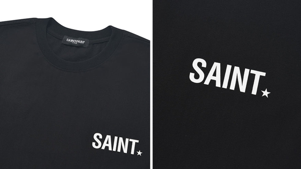 セイントペイン(SAINTPAIN) SP HORSE SHOE T SHIRTS-BLACK
