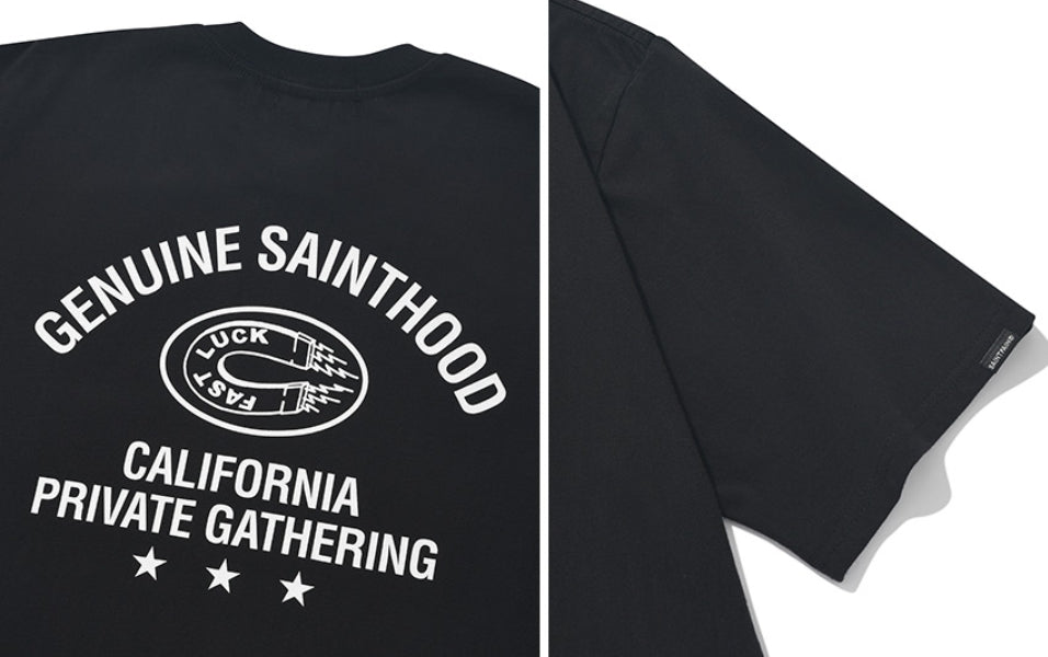 セイントペイン(SAINTPAIN) SP HORSE SHOE T SHIRTS-BLACK