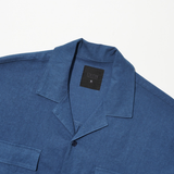EZKATON (エズカートン) EZ Miracle Short Sleeve Shirt Navy STSS6590