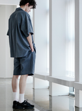 EZKATON (エズカートン) EZ Miracle Short Sleeve Shirt Deep Gray STSS6590