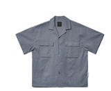 EZKATON (エズカートン) EZ Miracle Short Sleeve Shirt Deep Gray STSS6590