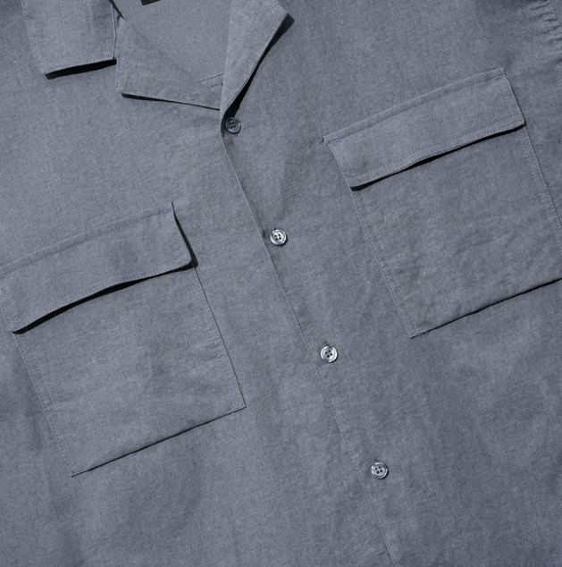 EZKATON (エズカートン) EZ Miracle Short Sleeve Shirt Deep Gray STSS6590