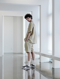 EZKATON (エズカートン) EZ Miracle Short Sleeve Shirt Beige STSS6590