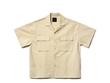 EZKATON (エズカートン) EZ Miracle Short Sleeve Shirt Beige STSS6590