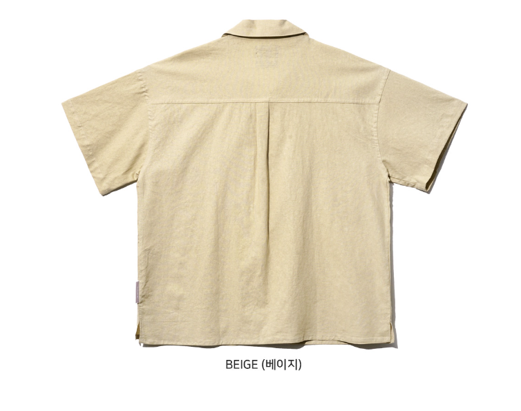 EZKATON (エズカートン) EZ Miracle Short Sleeve Shirt Beige STSS6590