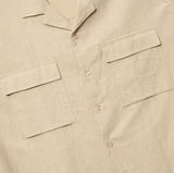 EZKATON (エズカートン) EZ Miracle Short Sleeve Shirt Beige STSS6590