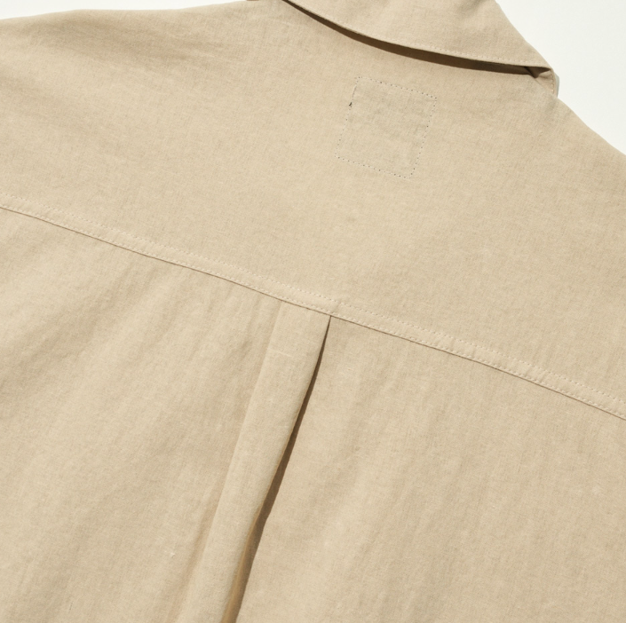 EZKATON (エズカートン) EZ Miracle Short Sleeve Shirt Beige STSS6590