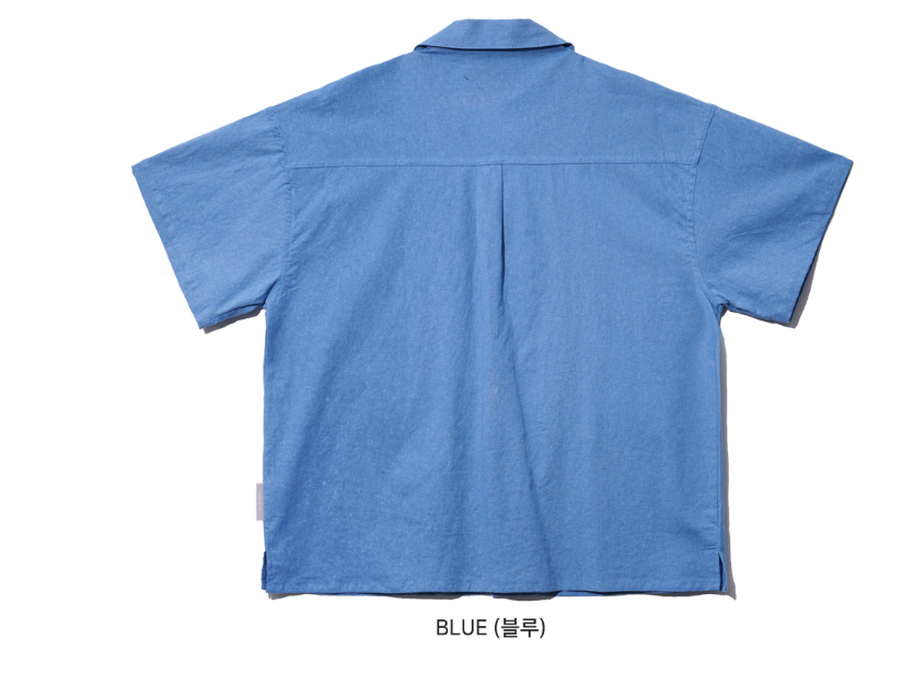 EZKATON (エズカートン) EZ Miracle Short Sleeve Shirt Blue STSS6590