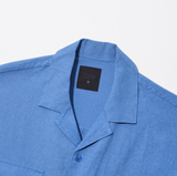 EZKATON (エズカートン) EZ Miracle Short Sleeve Shirt Blue STSS6590