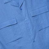 EZKATON (エズカートン) EZ Miracle Short Sleeve Shirt Blue STSS6590