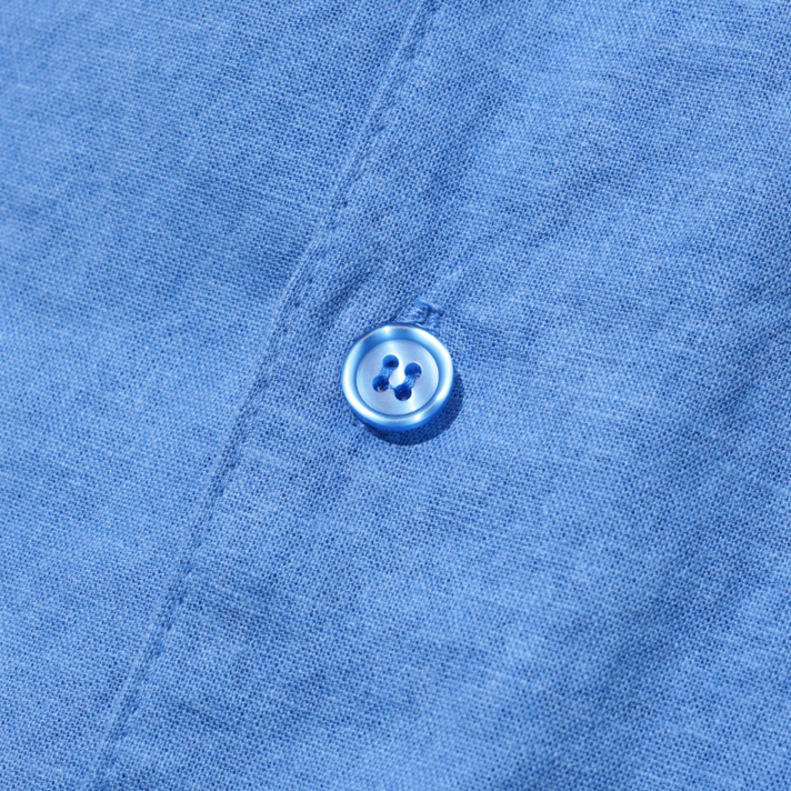 EZKATON (エズカートン) EZ Miracle Short Sleeve Shirt Blue STSS6590