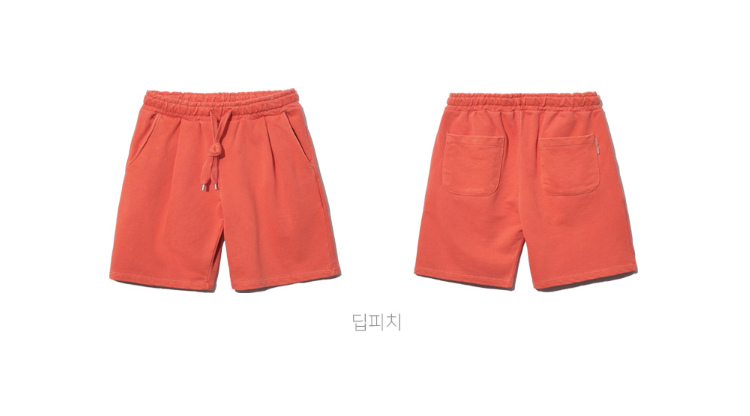 EZKATON (エズカートン) Fleet Pigment Washing Training Short Pants Deep Pitch YMSP6602