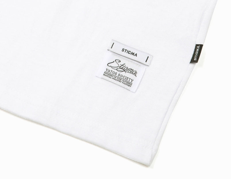 STIGMA(スティグマ) 22 NOISE STANDARD FIT T-SHIRTS WHITE