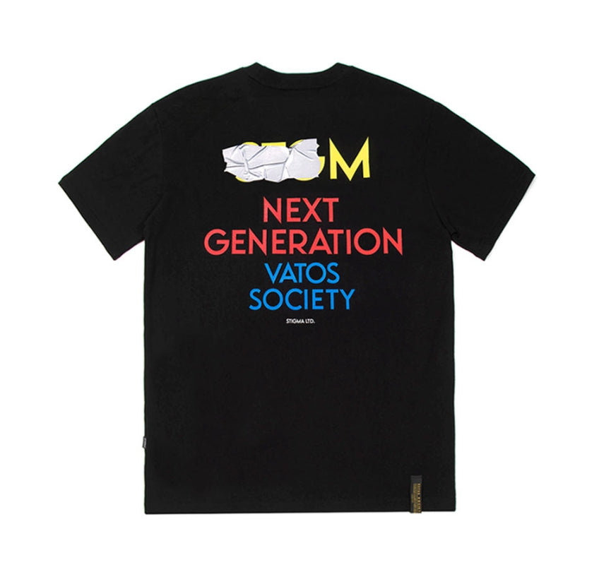STIGMA(スティグマ) 22 TAPE STANDARD FIT T-SHIRTS BLACK
