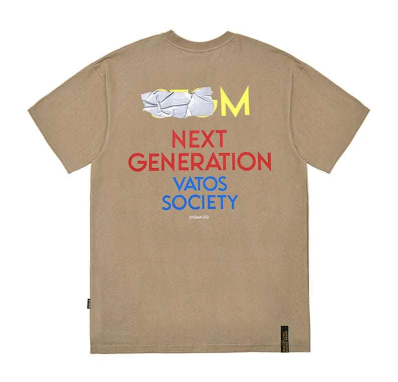 STIGMA(スティグマ) 22 TAPE STANDARD FIT T-SHIRTS BEIGE