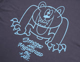 STIGMA(スティグマ) 22 INSANE BEAR OVERSIZED T-SHIRTS DEEP PURPLE