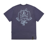 STIGMA(スティグマ) 22 INSANE BEAR OVERSIZED T-SHIRTS DEEP PURPLE