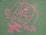STIGMA(スティグマ) 22 INSANE BEAR OVERSIZED T-SHIRTS JUNGLE GREEN
