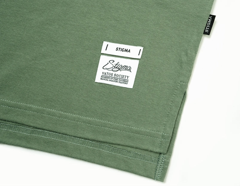 STIGMA(スティグマ) 22 INSANE BEAR OVERSIZED T-SHIRTS JUNGLE GREEN