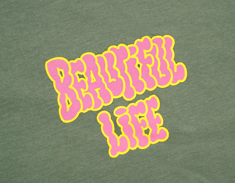 STIGMA(スティグマ) 22 BEAUTIFUL LIFE OVERSIZED T-SHIRTS JUNGLE GREEN