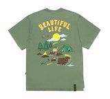 STIGMA(スティグマ) 22 BEAUTIFUL LIFE OVERSIZED T-SHIRTS JUNGLE GREEN