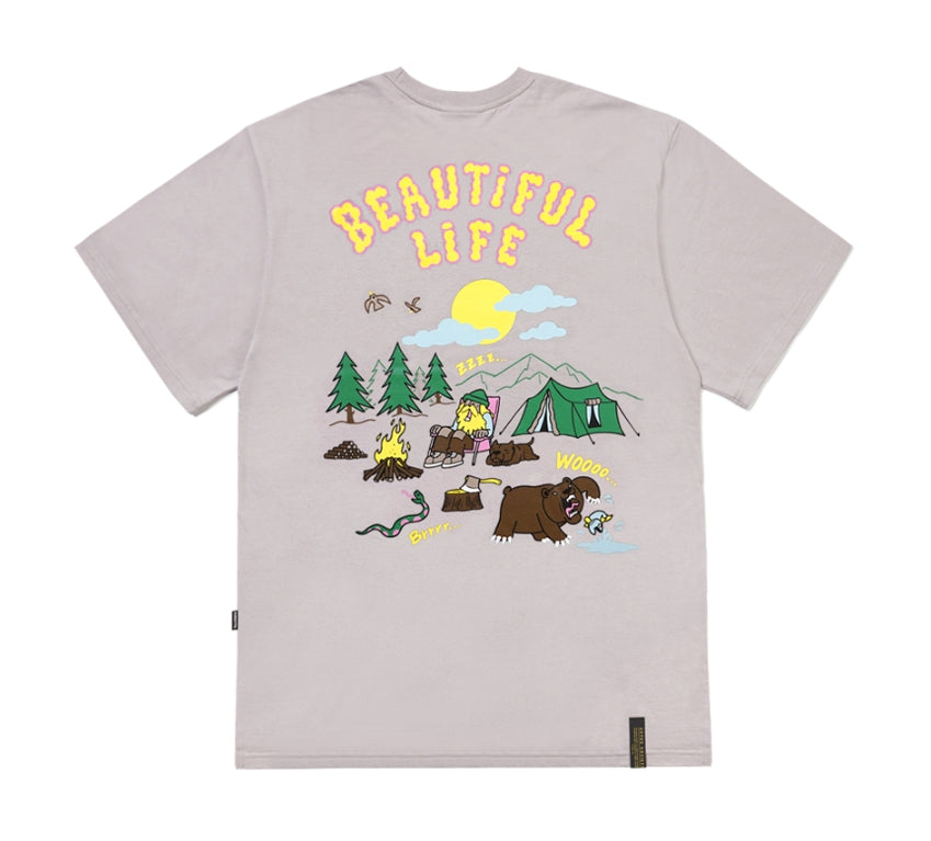STIGMA(スティグマ) 22 BEAUTIFUL LIFE OVERSIZED T-SHIRTS LIGHT PURPLE