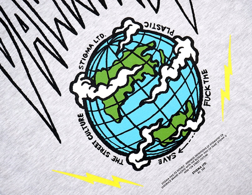 STIGMA(スティグマ) 22 DAWNFALL STANDARD FIT T-SHIRTS WHITE MELANGE