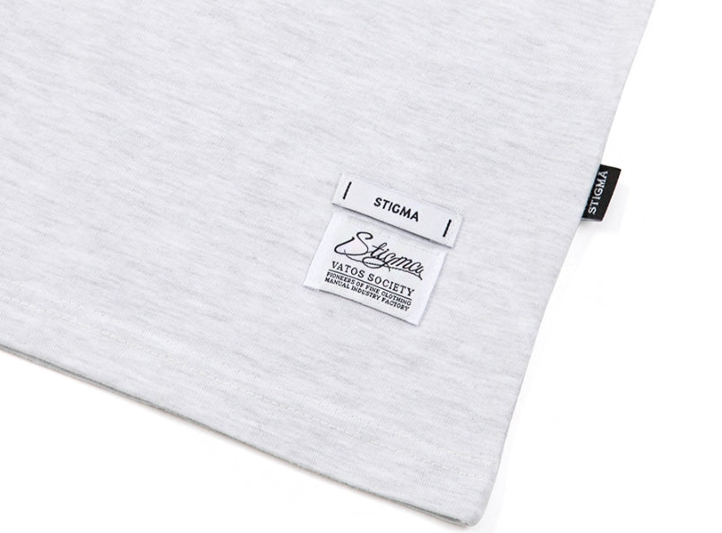 STIGMA(スティグマ) 22 DAWNFALL STANDARD FIT T-SHIRTS WHITE MELANGE