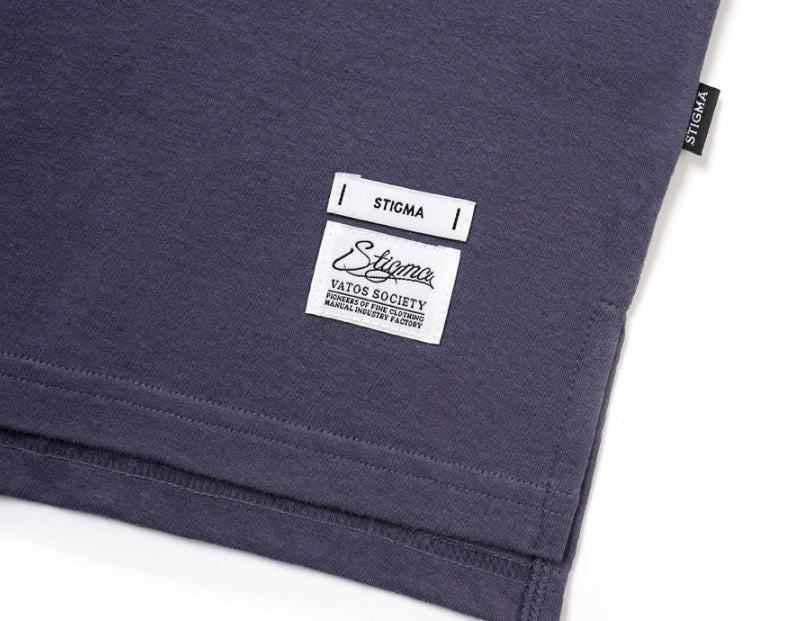 STIGMA(スティグマ) 22 DRIP OVERSIZED T-SHIRTS PURPLE GREY