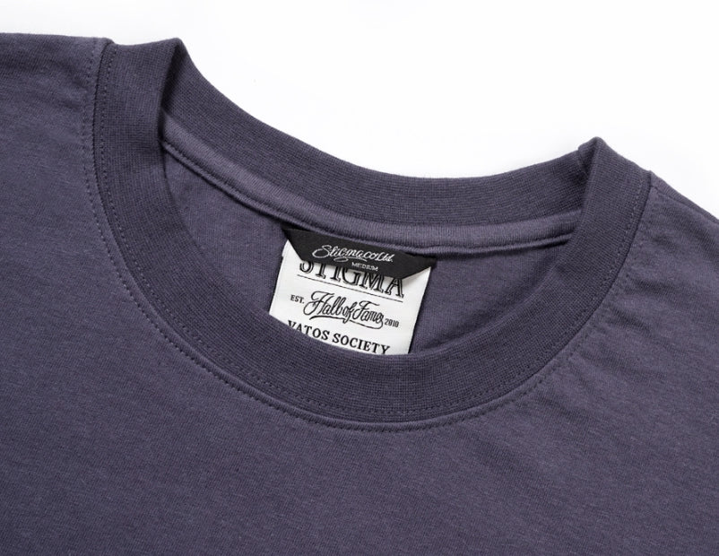 STIGMA(スティグマ) 22 DRIP OVERSIZED T-SHIRTS PURPLE GREY