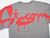 STIGMA(スティグマ) 22 DRIP OVERSIZED T-SHIRTS GREY