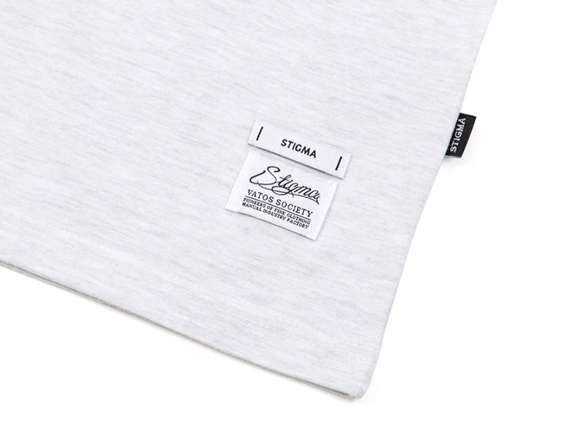STIGMA(スティグマ) 22 VANDALISM STANDARD FIT T-SHIRTS WHITE MELANGE