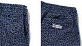 セイントペイン(SAINTPAIN) SP DENIM LEOPARD SHORTS-DEEP BLUE