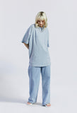 セイントペイン(SAINTPAIN) SP OVER FIT BASIC POCKET T SHIRTS-SKY BLUE