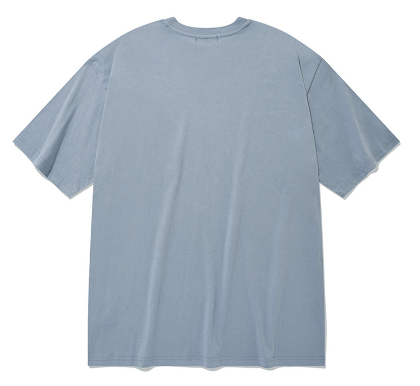 セイントペイン(SAINTPAIN) SP OVER FIT BASIC POCKET T SHIRTS-SKY BLUE