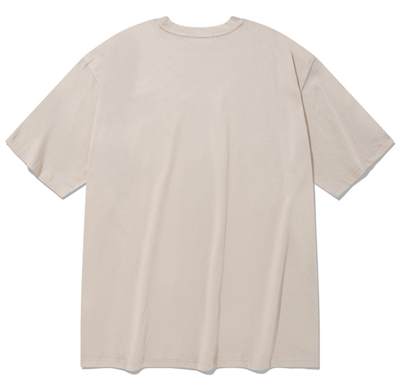 セイントペイン(SAINTPAIN) SP OVER FIT BASIC POCKET T SHIRTS-BEIGE