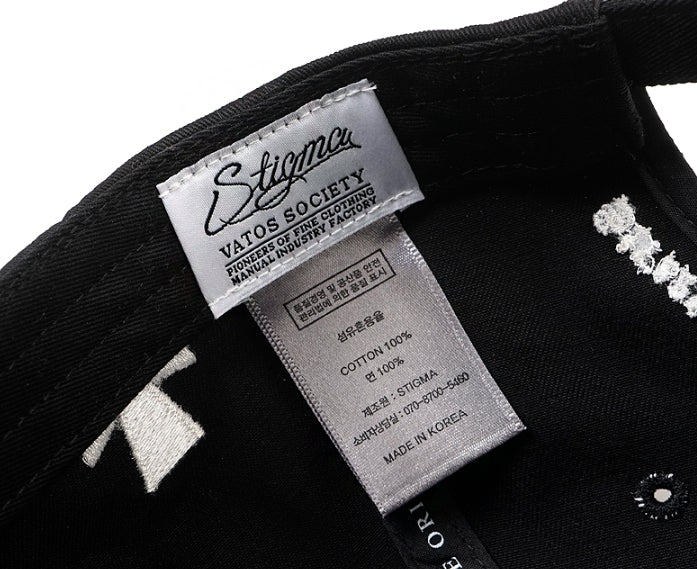 STIGMA(スティグマ) 22 GOTHIC BASEBALL CAP BLACK