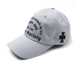 STIGMA(スティグマ) 22 GOTHIC BASEBALL CAP GREY BLUE