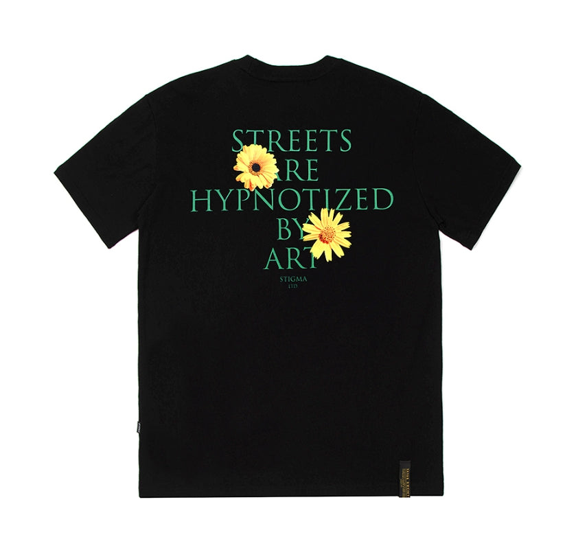 STIGMA(スティグマ) 22 FLOWER STANDARD FIT T-SHIRTS BLACK