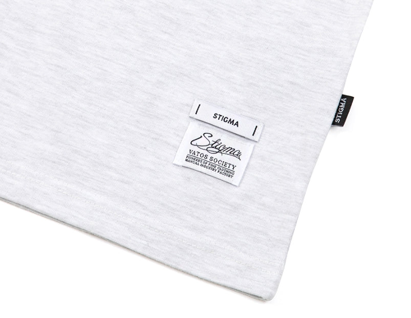 STIGMA(スティグマ) 22 FLOWER STANDARD FIT T-SHIRTS WHITE MELANGE