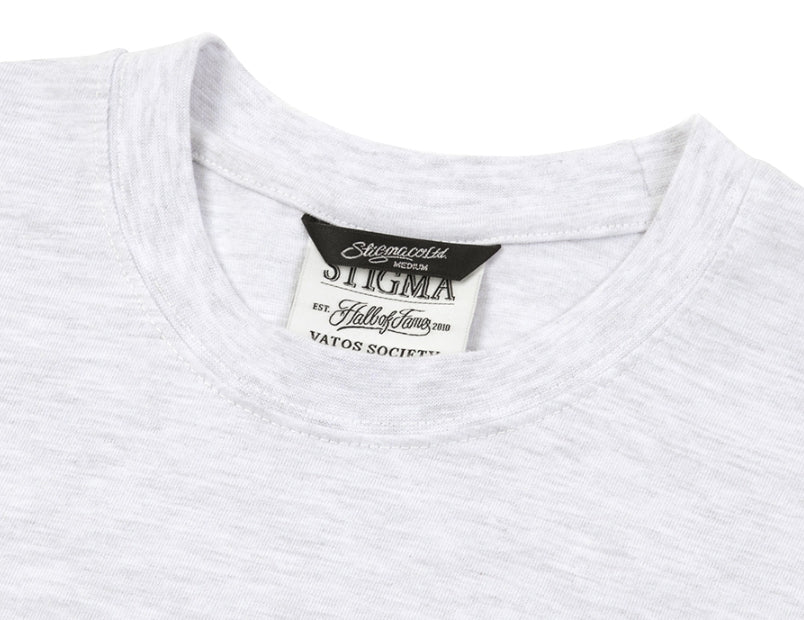 STIGMA(スティグマ) 22 FLOWER STANDARD FIT T-SHIRTS WHITE MELANGE