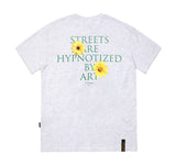 STIGMA(スティグマ) 22 FLOWER STANDARD FIT T-SHIRTS WHITE MELANGE